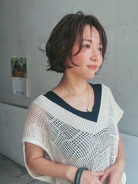 ホリデイズ ケアアンドスパ 練馬 豊島園(HOLIDAYS) 【HOLIDAYS】レイヤーボブ×デジタルパーマ