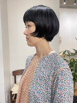 ウッド(uood) クラシカルマッシュボブ × フェミニンエッジ