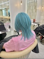 ロンドシェリ 仙台(Lond Cheri)&nbsp;レイヤーカットウルフカットケアブリーチダブルカラーハイトーン