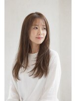 ベルス(bellus)&nbsp;透明感ベージュ×ナチュラルロング　30代　40代