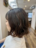 ヘアーサロン ラフリジー(Loufreasy)&nbsp;大人のくびれウェーブミディ×柔らか質感