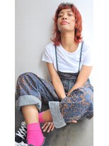 ヘアーサロン サボイア(HAIR SALON SAVOIA) ウルフ×レッド