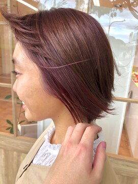 エメ バイ ヘアーポケット(aimer by hair pocket) *+aimerが叶える..愛されピンク♪インナーカラー.*