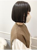 内巻き　おさまりやすいボブ☆