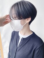 モリオフロムロンドン 原宿本店(morio from London)&nbsp;【morio 原宿】黒髪ハンサムショート　耳かけ　可愛い