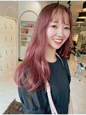pink color +ロング