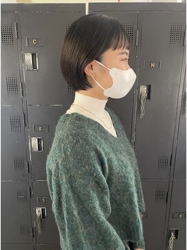 ヘアーアイストゥーレ(HAIR ICI TRE) ショートボブ ショート ボブ ミニボブ 担当渡辺聖