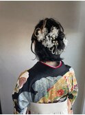 ミディアムヘアセット