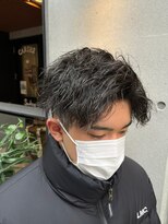 メンズサロンドットリアン(dot. lien) ソフトツイストパーマツイストパーマツーブロックメンズパーマ