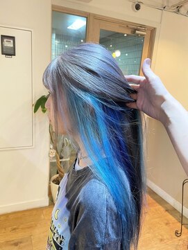 ニドプライベート(Nido PRIVATE) ◆パールグレージュ＆インナーブルー◆