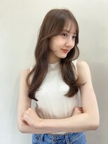 アリスバイアフロート 自由が丘(ALICe by AFLOAT)&nbsp;大人可愛いロングレイヤー柔らかマロンベージュ