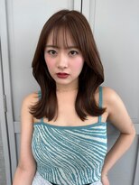 ロンド マーレ 天神大名店(Lond mare) ピンクブラウン/暖色カラー/カシスピンク/韓国ヘア/顔周りカット