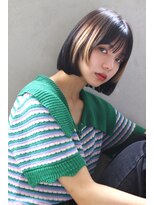 ブラン 天王寺(Blanc)&nbsp;【Blanc】インナーカラー＿ダブルカラー＿アウターカラー＿ボブ