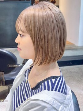 アイティーバイアルバム 松戸店(IT by ALBUM) グレーベージュグレージュカラーフレンチカジュアル_ba468111