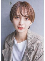 ソウ アオヤマ(SO aoyama)&nbsp;コンパクト　丸みショート　大人かわいい　シアーブラウン