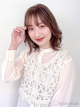 オーブヘアーアル 伊達店(AUBE HAIR aru) 20代・30代_大人可愛い顔回りレイヤー
