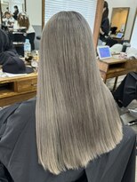 アジールヘア 北千住駅西口店(agir hair) ハイトーンシルバーグレージュカラー 北千住