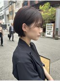心斎橋 ショートボブ 秋カラー20代 30代 40代