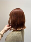 オレンジカラー×髪質改善