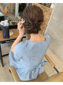 ゆるっとまとめ髪アレンジ