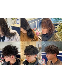 髪質やクセを見極めながら、ラフでお洒落なパーマヘアに◎理想のスタイルを実現します[縮毛矯正/学割U24]