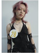 レコ 渋谷(LECO)&nbsp;レイヤーデザインカラーピンクヘアローライトカラーケアブリーチ