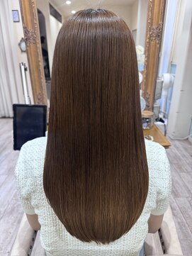ラボヌールヘアーノーブル 新越谷店(La Bonheur hair noble) 低めレイヤーカット/極上髪質改善【美髪】【イメチェン】