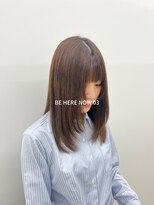 ビーヒアナウ N゜03 金沢駅西店(BE HERE NOW) 【韓国ヘア/レイヤーカット/アッシュベージュ】