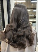 似合わせカット黒髪くせ毛風カールナチュラルカールワンカール