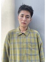 セーヌアワー(CEINE OUR) 三軒茶屋【CEINEOUR】ビジネスマンスパイキーショートピンパーマ