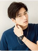 フェザーパーマ/ブルーブラック/スパイキーショート[溝の口］