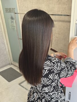スリー(THREE) 髪質改善トリートメント 縮毛矯正 髪質改善ストレート 前髪スト