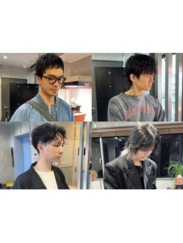 メンズのヘアデザインもお任せ＊カジュアル～個性派まで他と被らない、ワンランク上の自分らしいスタイルに