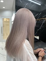 ラピス 渋谷本店(Lapis)&nbsp;ホワイトパールミルクティー/髪質改善/ハイトーン/ケアブリーチ