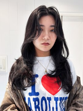 アルバム 銀座(ALBUM GINZA) ロング顔周りレイヤーおくれ毛前髪カット美髪_F30641