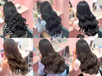 シーズン 大阪(SEASON)の写真/エクステ×レイヤーカットが可愛い韓国&ウルフヘアにイメチェン♪52センチのスーパーロングエクステ使用◎