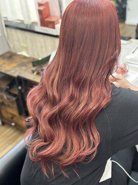 ネクサス 心斎橋(Nexus) 心斎橋/くびれヘア/シールエクステ/デザインカラー/ハイトーン