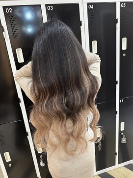 ラピス 大阪アメ村店(Lapis) エクステグラデーション！