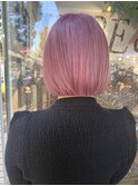 《Momoka》ピンクボブ20代30代ブリーチハイトーン横浜