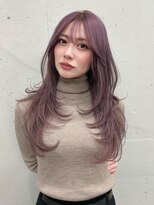 シーク 天神(SEEK)&nbsp;松尾菫菜/レイヤーカット/ハイトーン/韓国ヘア