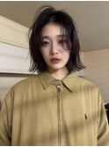 フラッフィーミディアムボブ