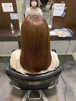 ニュイ 茨木店(nui +)&nbsp;着物ヘア/ダークアッシュ/ミディアムレイヤーカット/茨木