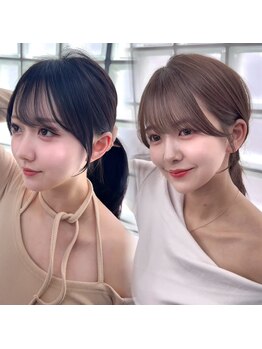 プティ(PUTY)の写真/【三ノ宮から徒歩3分】デザイン×提案であなたの理想を形にしてくれる!韓国風レイヤーカットは<puty>へ◎