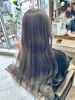 ヘアリゾート粋 ティガ 池袋店(tiga)&nbsp;ロングレイヤー/アッシュベージュ
