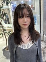 エムタニグチミュー(MTANIGUCHI Mieux)&nbsp;フロントレイヤー/シースルーバング