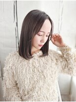 ナル 宇都宮(nalu)&nbsp;nalu宇都宮/髪質改善/縮毛矯正/透明感/ストレートミディ/宇都宮