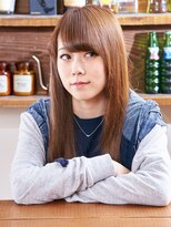 美容室チック 大島店(chic)&nbsp;重めバング×サラツヤ内巻きロングレイヤー☆【大島】