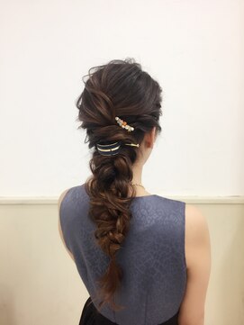 マチュレ 上野店(Mature) 【ヘアセット専門店Mature】編み込みダウンスタイル
