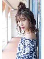 テイスティドア(Tasty door)&nbsp;《tasty》3Dアッシュ×ゆるふわハーフアップ