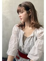 アスター(astar)&nbsp;【Astar】ラフカールミディアム シースルー 大人かわいい ロブ